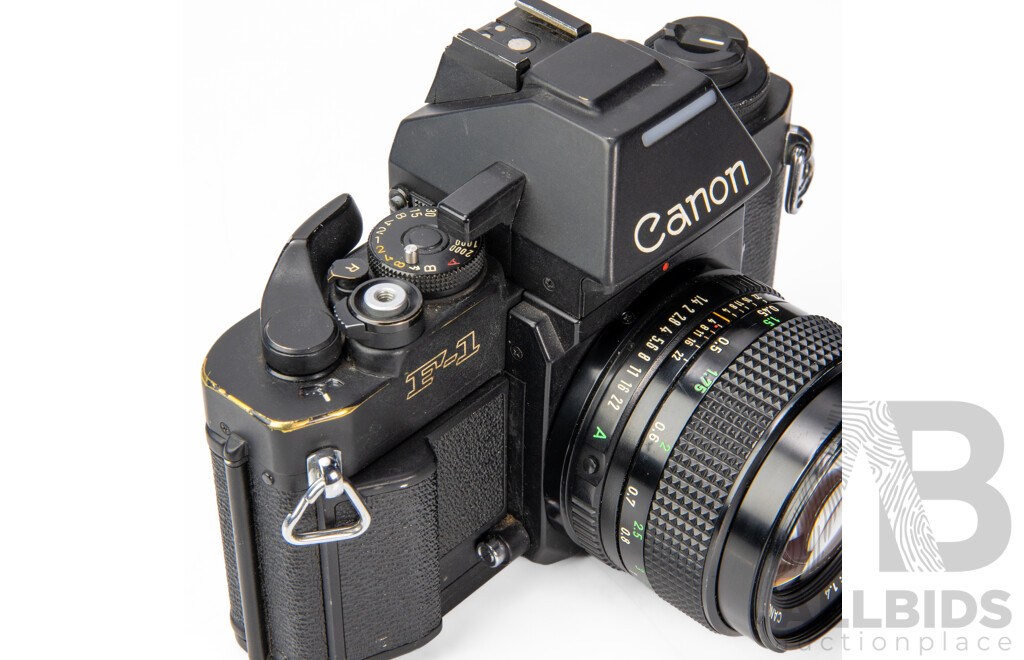 Canon F1 35mm SLR Camera with Canon 50mm F/1.4 Lens