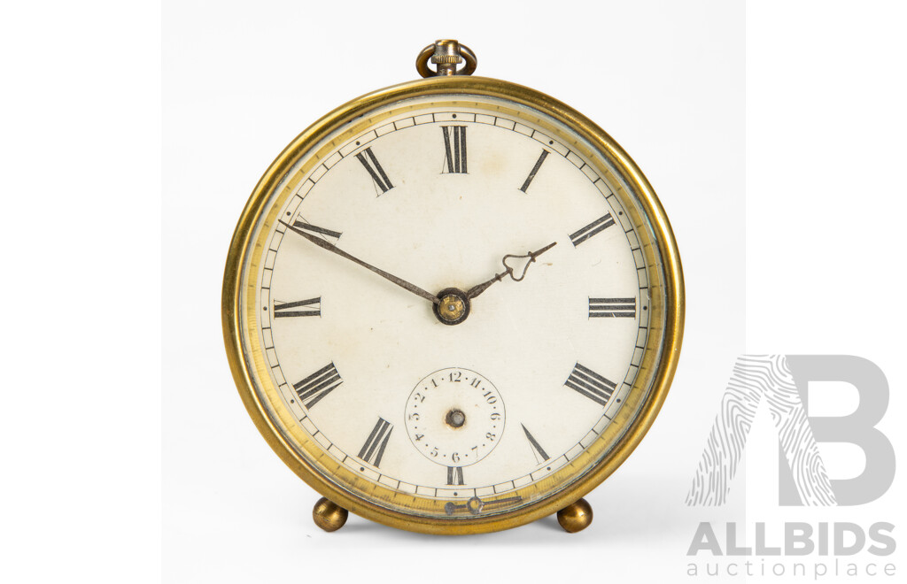 Early Victorian Brevete Round Carriage Clock
