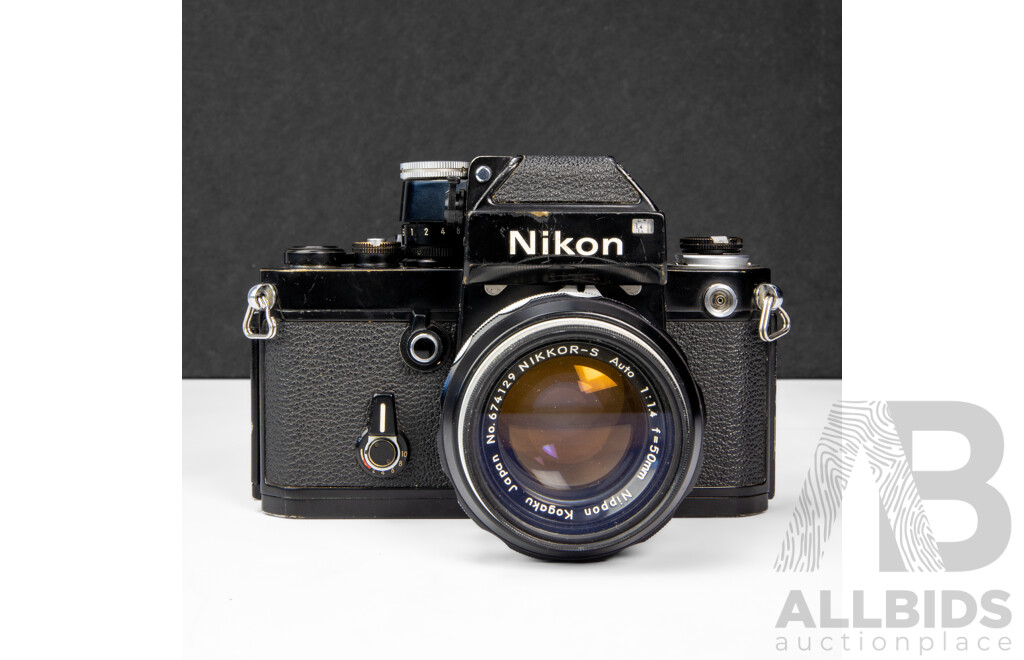 Nikon F2 Photomic 35mm SLR Camera with Nikkor S 50mm F/1.4 Lens