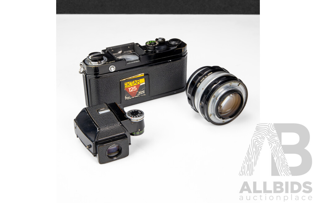 Nikon F2 Photomic 35mm SLR Camera with Nikkor S 50mm F/1.4 Lens