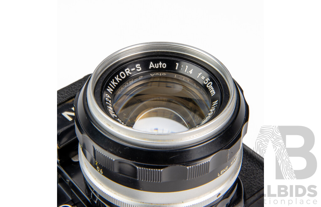 Nikon F2 Photomic 35mm SLR Camera with Nikkor S 50mm F/1.4 Lens