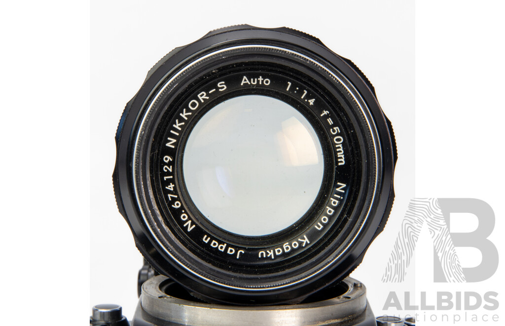 Nikon F2 Photomic 35mm SLR Camera with Nikkor S 50mm F/1.4 Lens