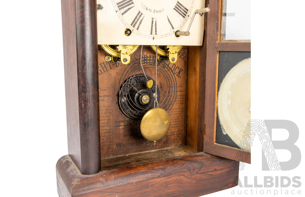 Vintage Timber Cased Seth Thomas Ansonia Mantle Clock