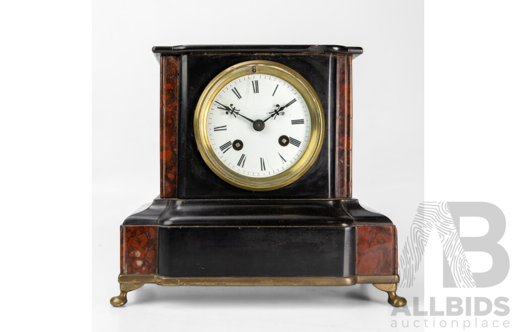 Victorian Slate Mantle Clock