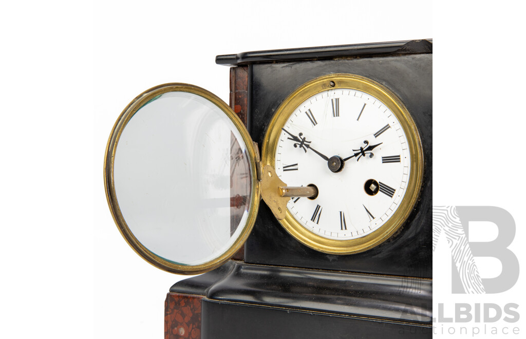 Victorian Slate Mantle Clock