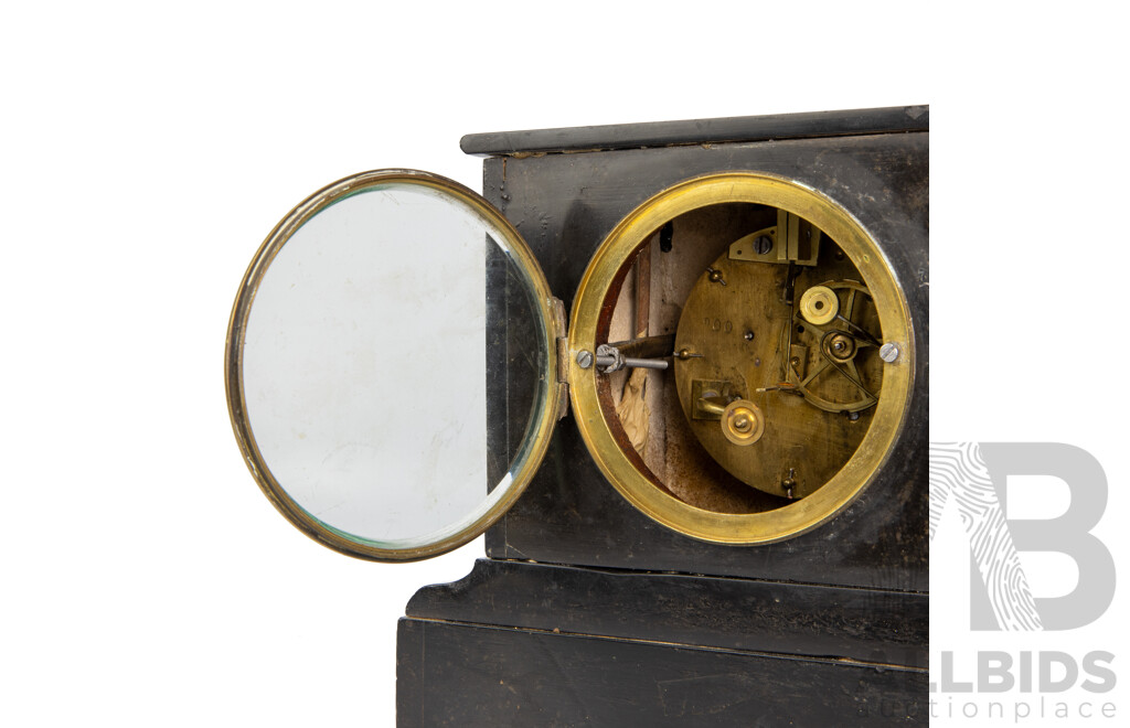 Victorian Slate Mantle Clock