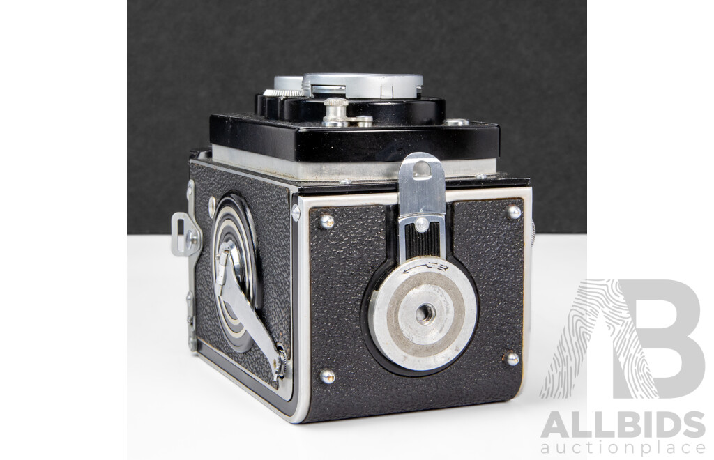 Pre War Rolleiflex Automat I TLR Camera with Carl Zeiss Jena Tessar 75mm F/3.5 Lens and Box