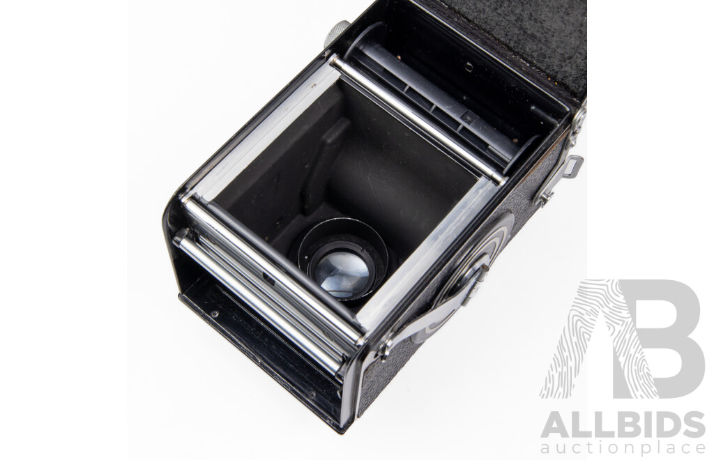 Pre War Rolleiflex Automat I TLR Camera with Carl Zeiss Jena Tessar 75mm F/3.5 Lens and Box