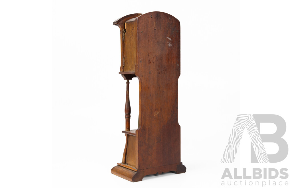 Vintage Miniature Georgian Style Long Case Clock