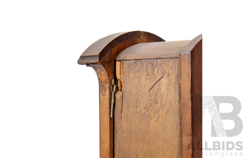 Vintage Miniature Georgian Style Long Case Clock