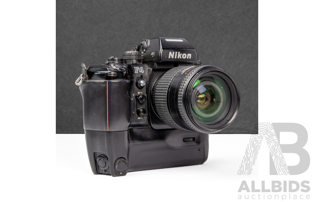 Nikon F4E 35mm SLR Camera with AF Nikkor 28–105mm F/3.5–4.5D Lens