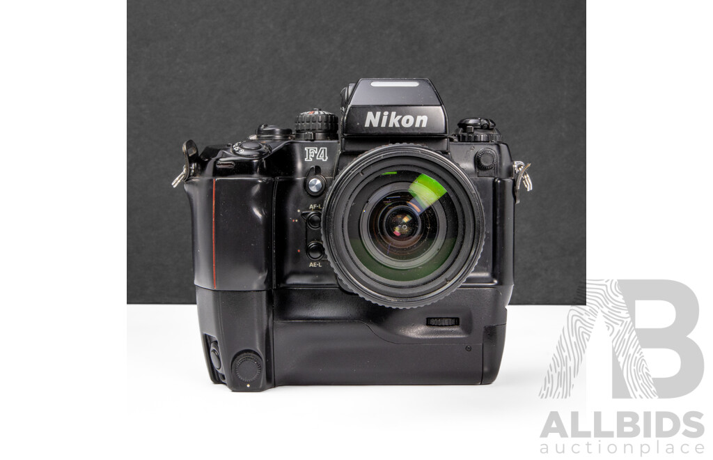 Nikon F4E 35mm SLR Camera with AF Nikkor 28–105mm F/3.5–4.5D Lens