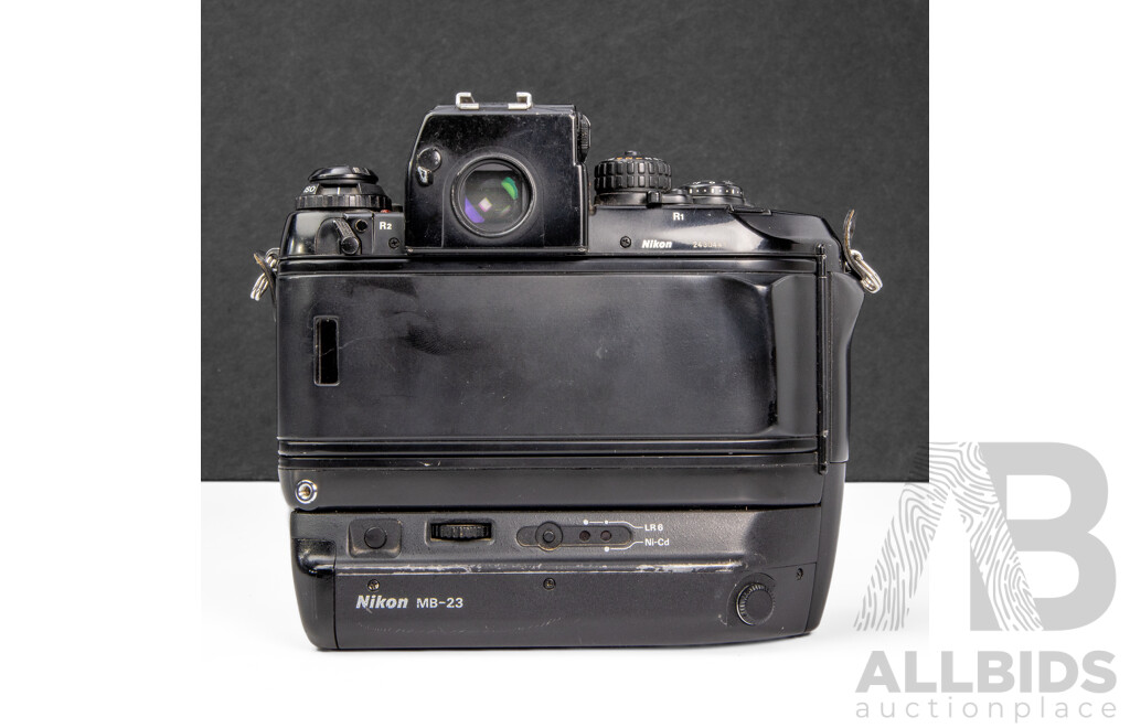 Nikon F4E 35mm SLR Camera with AF Nikkor 28–105mm F/3.5–4.5D Lens