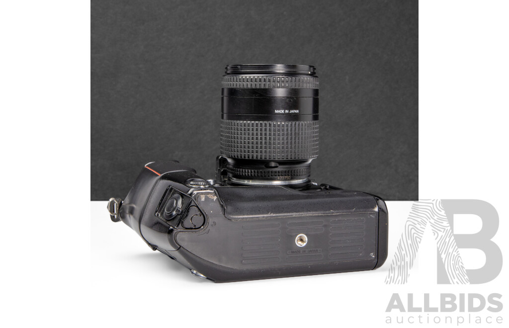 Nikon F4E 35mm SLR Camera with AF Nikkor 28–105mm F/3.5–4.5D Lens