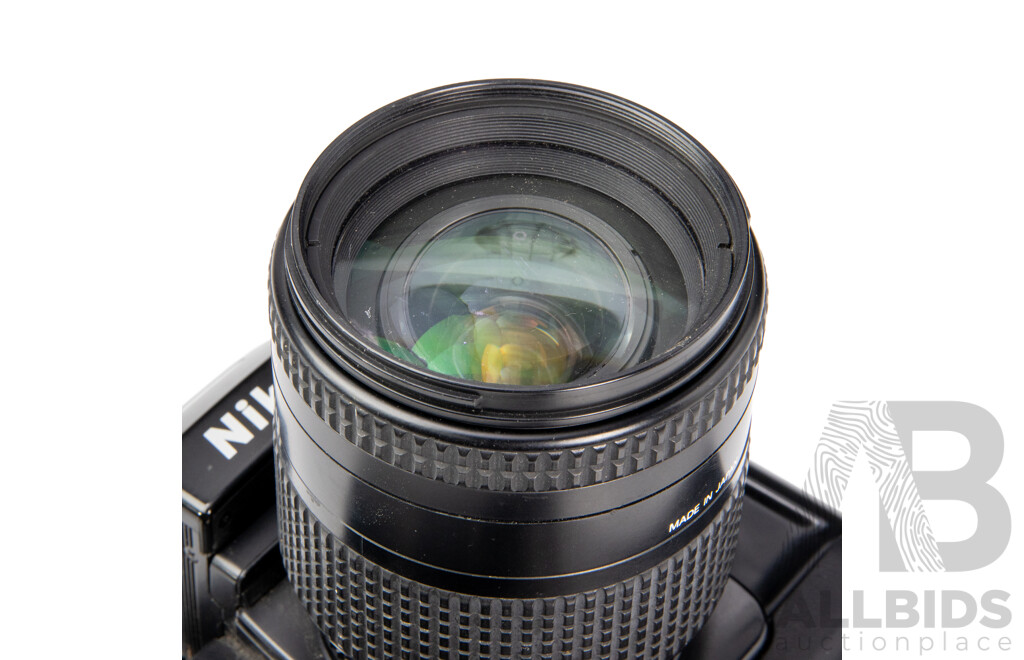 Nikon F4E 35mm SLR Camera with AF Nikkor 28–105mm F/3.5–4.5D Lens