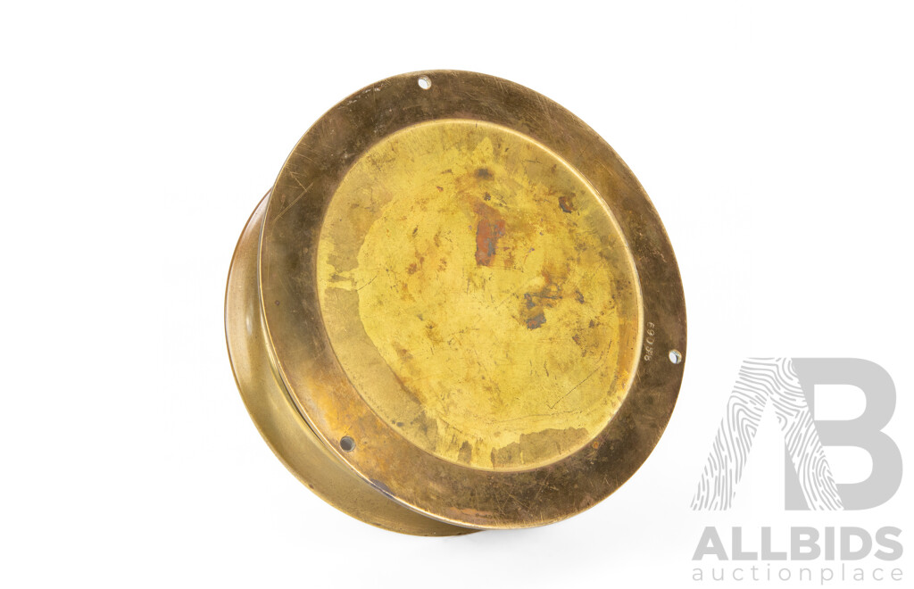 Vintage Brass Chelsea Porthole Clock