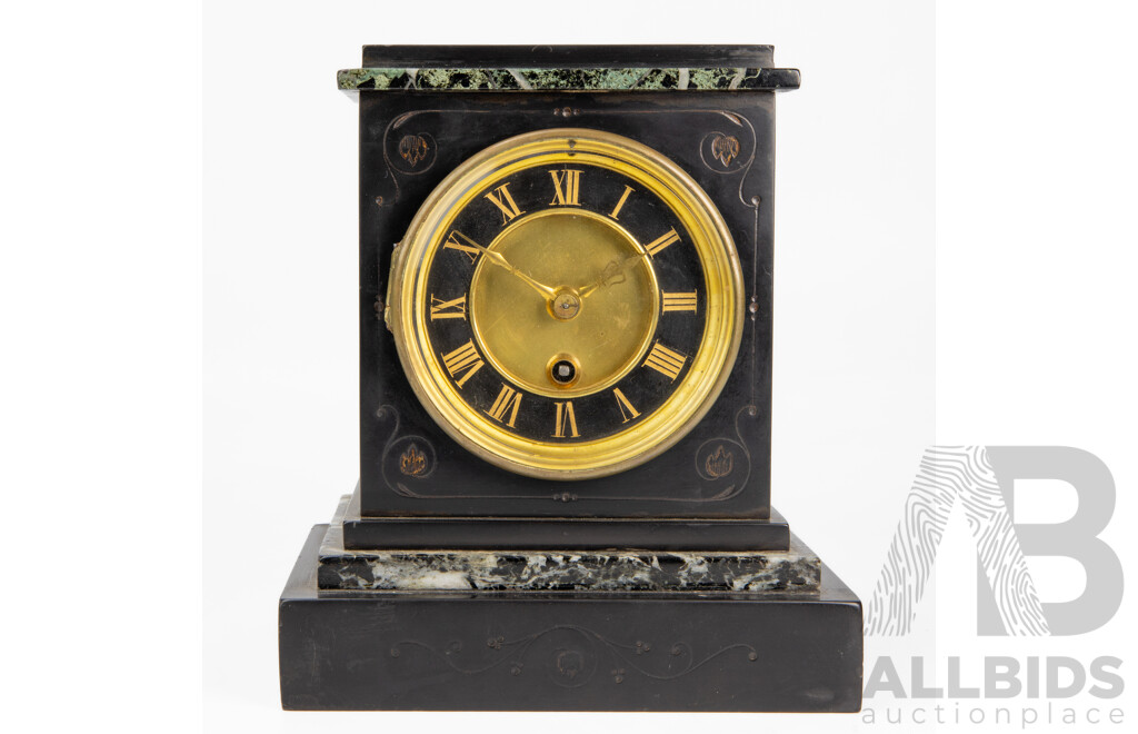 Victorian Marble Mantel Clock