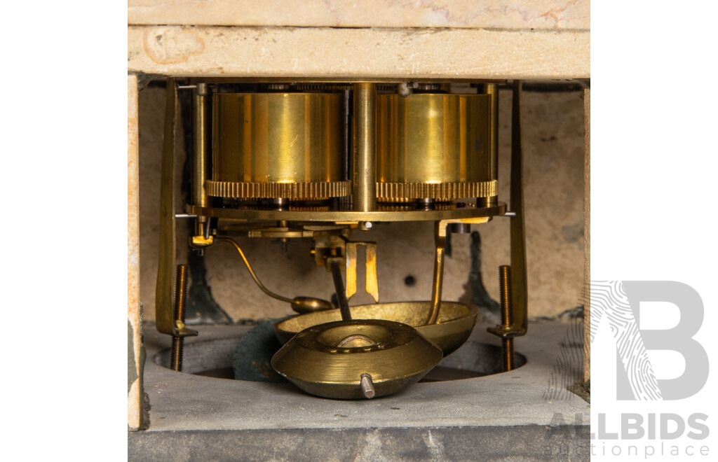 Art Deco Marble Mantel Clock