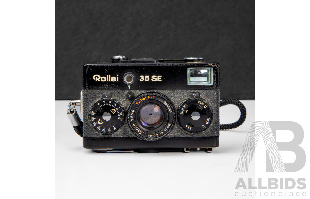 Rollei 35 SE Compact 35mm Film Camera with Sonnar 40mm F/2.8 Lens