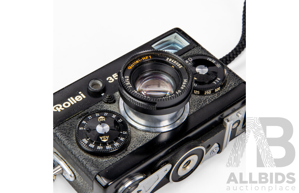 Rollei 35 SE Compact 35mm Film Camera with Sonnar 40mm F/2.8 Lens