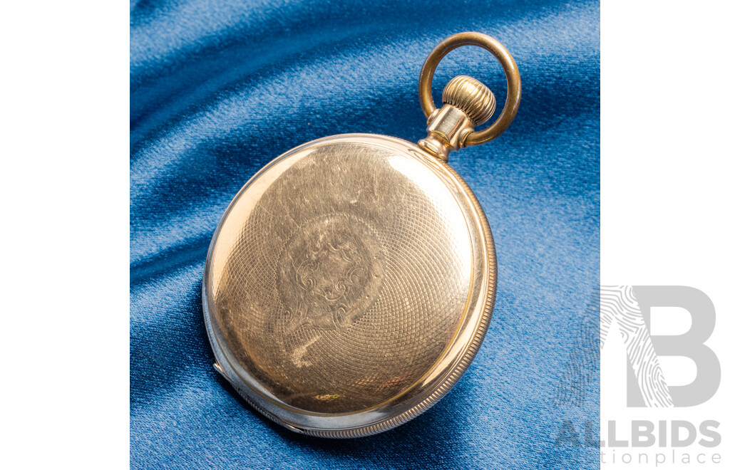 Vintage Elgin Gold Filled Pocket Watch - 8303807