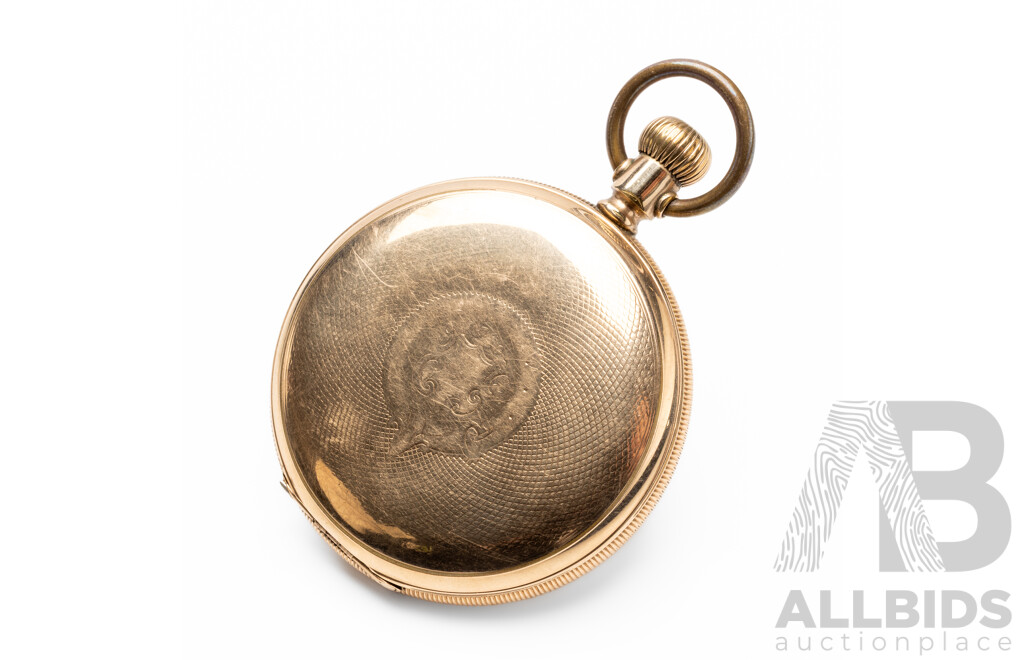 Vintage Elgin Gold Filled Pocket Watch - 8303807