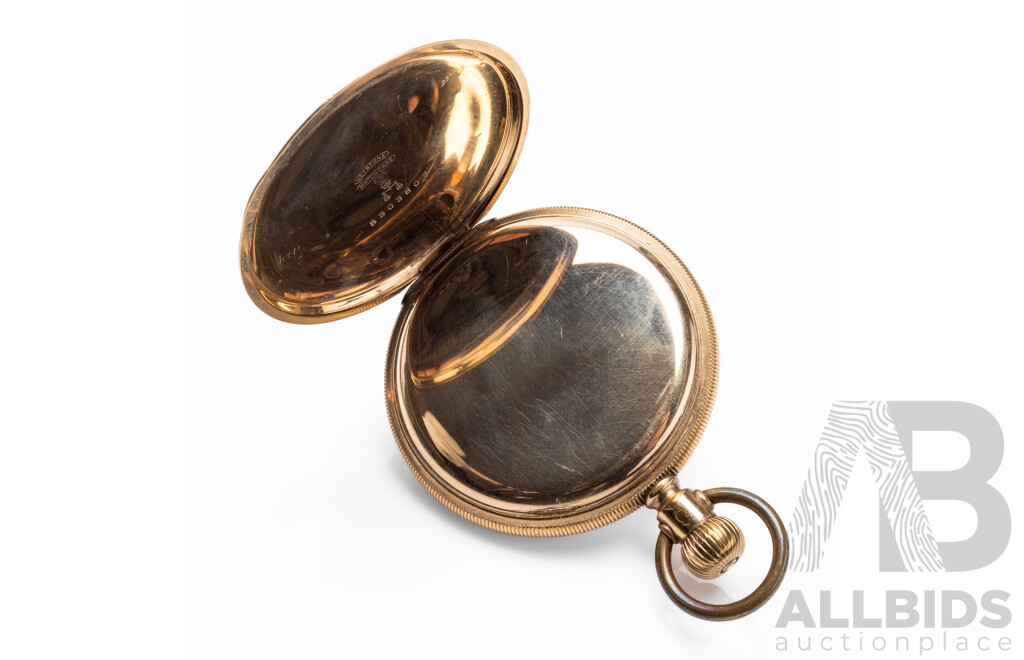 Vintage Elgin Gold Filled Pocket Watch - 8303807