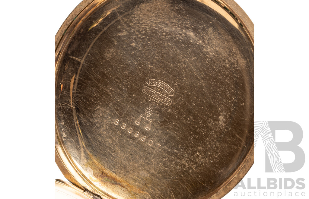Vintage Elgin Gold Filled Pocket Watch - 8303807