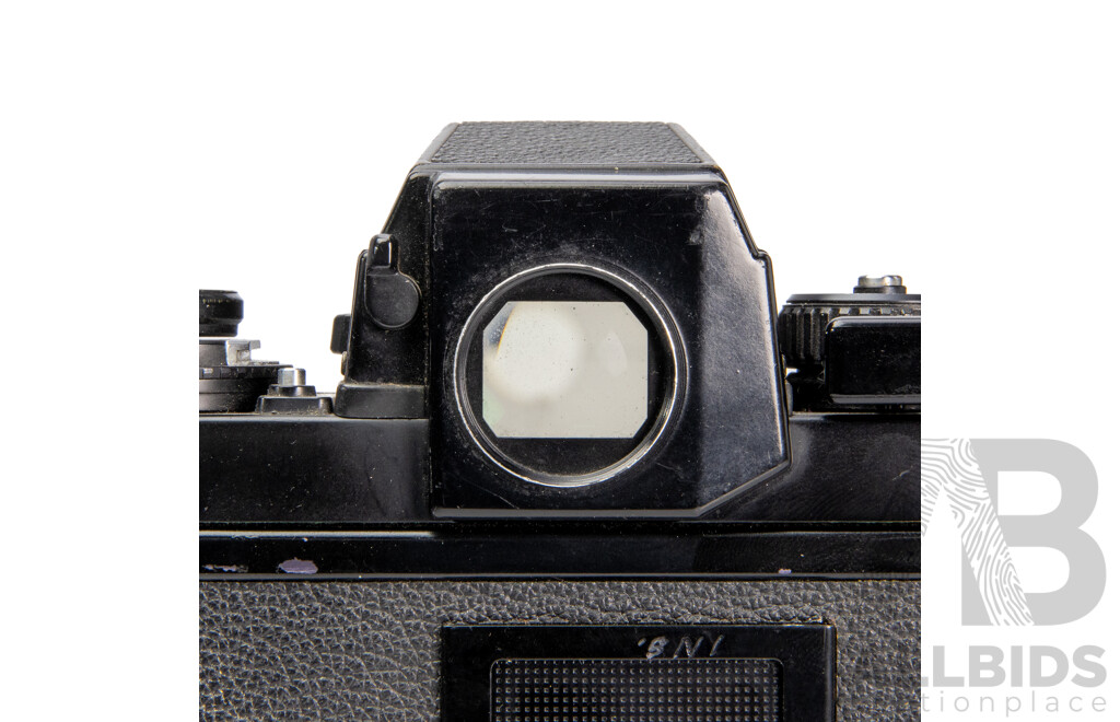 Nikon F3 35mm SLR Camera with Nikkor 105mm F/2.5 Lens and MD-4 Motor Drive