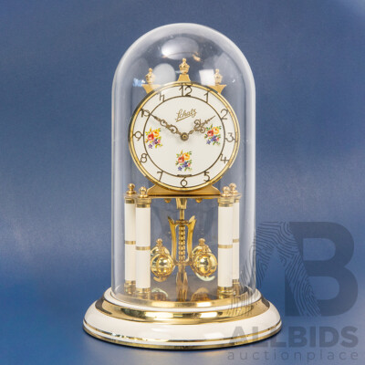 Vintage Schatz Done Top Anniversary Clock with Torsion Pendulum