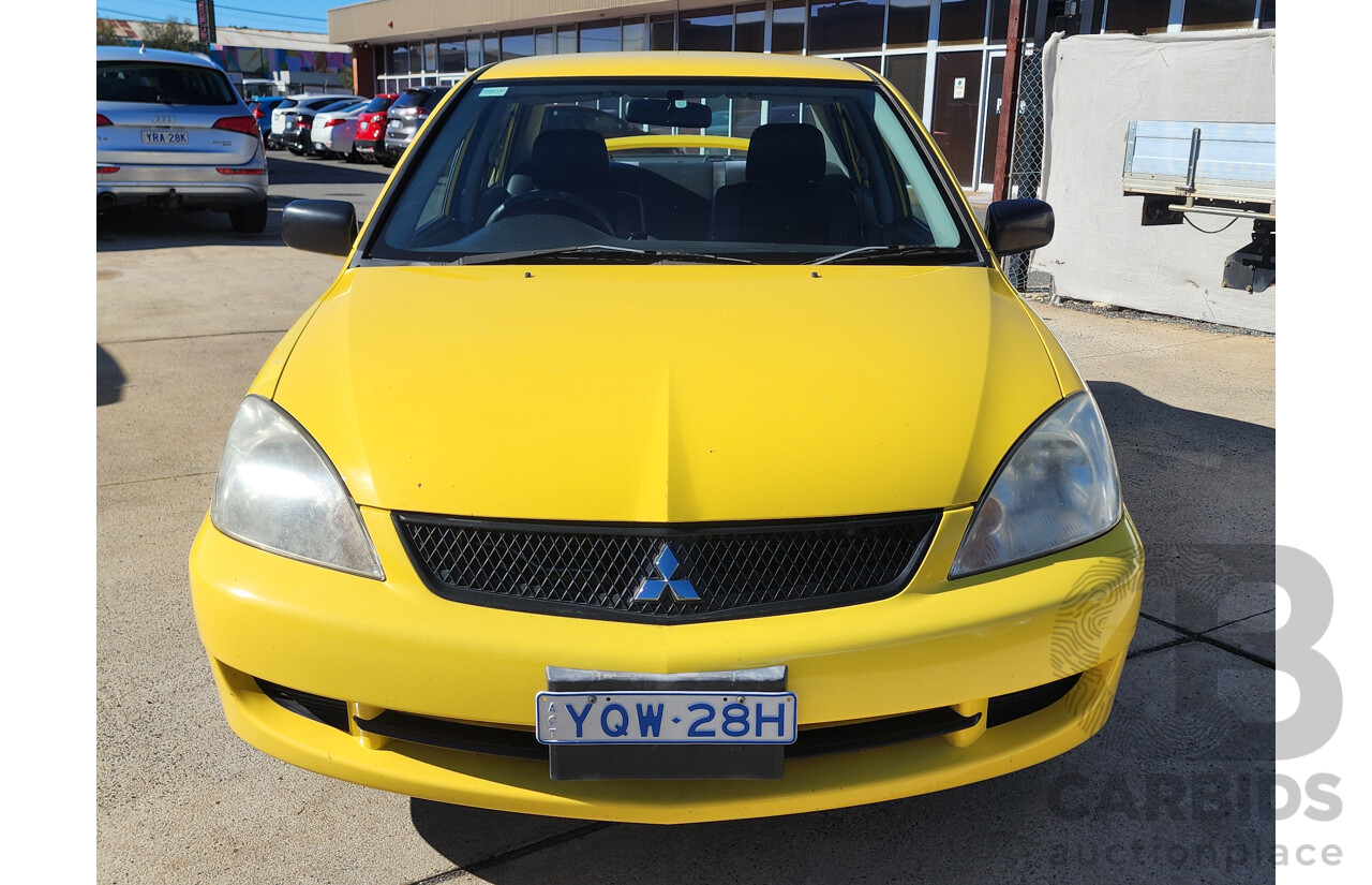 7/2007 Mitsubishi Lancer ES CH MY07 4d Sedan Yellow 2.4L