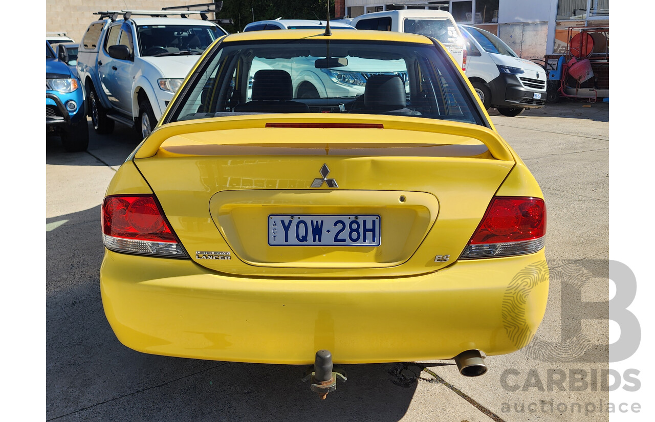 7/2007 Mitsubishi Lancer ES CH MY07 4d Sedan Yellow 2.4L