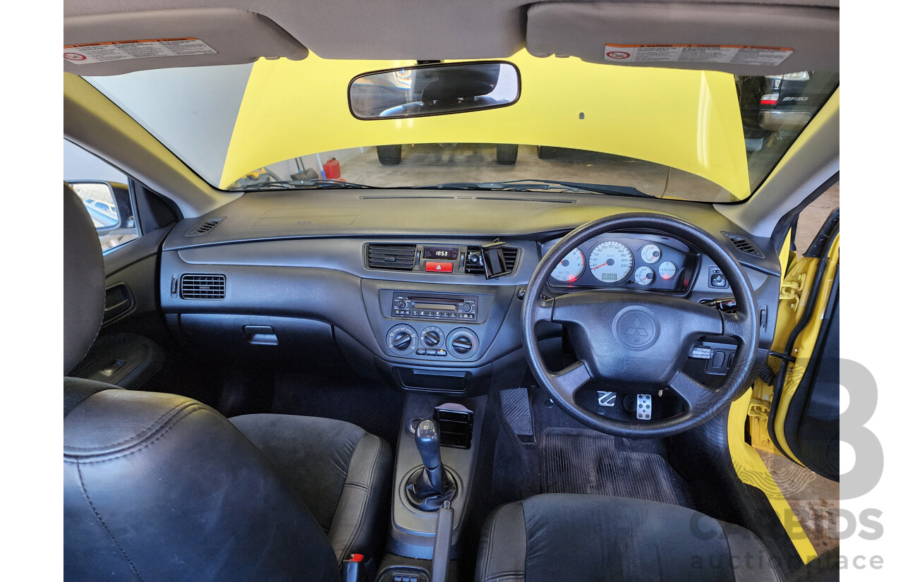 7/2007 Mitsubishi Lancer ES CH MY07 4d Sedan Yellow 2.4L