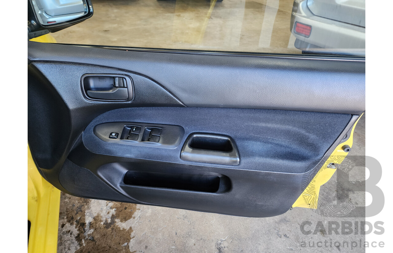 7/2007 Mitsubishi Lancer ES CH MY07 4d Sedan Yellow 2.4L