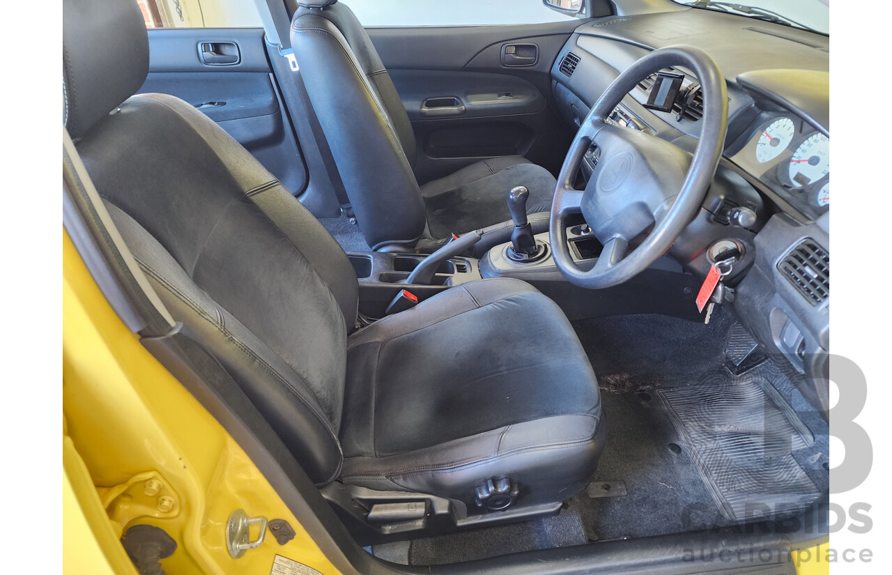 7/2007 Mitsubishi Lancer ES CH MY07 4d Sedan Yellow 2.4L