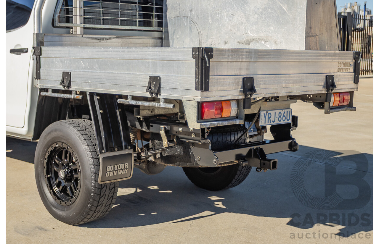 11/2018 Isuzu D-Max SX TF MY18 Crew C/Chas White Turbo Diesel 3.0L