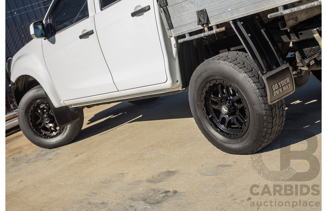 11/2018 Isuzu D-Max SX TF MY18 Crew C/Chas White Turbo Diesel 3.0L