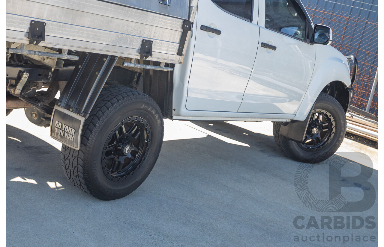 11/2018 Isuzu D-Max SX TF MY18 Crew C/Chas White Turbo Diesel 3.0L