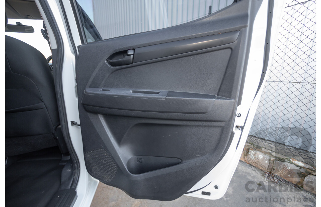 11/2018 Isuzu D-Max SX TF MY18 Crew C/Chas White Turbo Diesel 3.0L