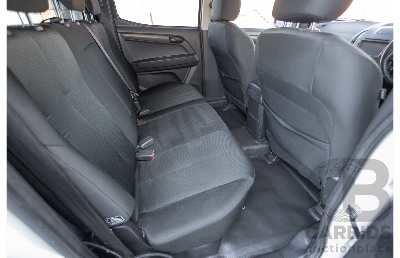 11/2018 Isuzu D-Max SX TF MY18 Crew C/Chas White Turbo Diesel 3.0L