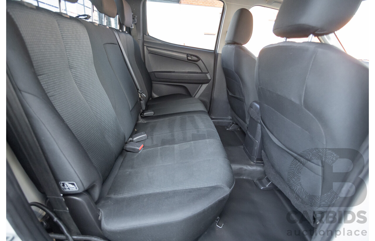 11/2018 Isuzu D-Max SX TF MY18 Crew C/Chas White Turbo Diesel 3.0L