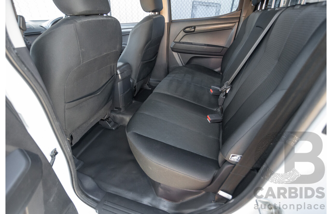 11/2018 Isuzu D-Max SX TF MY18 Crew C/Chas White Turbo Diesel 3.0L