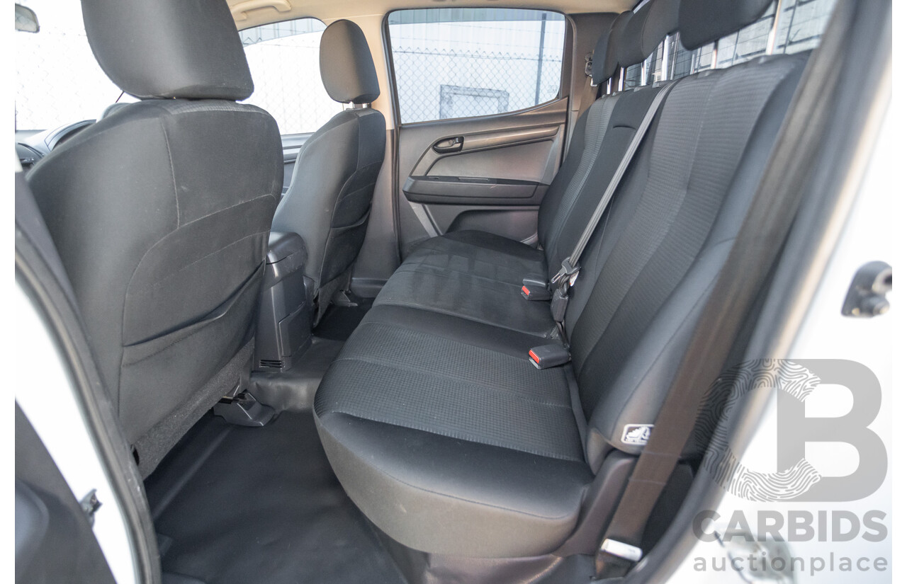 11/2018 Isuzu D-Max SX TF MY18 Crew C/Chas White Turbo Diesel 3.0L