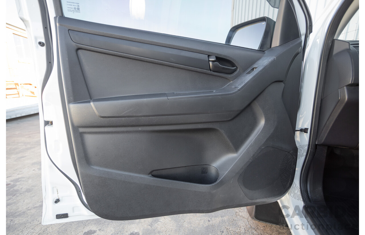 11/2018 Isuzu D-Max SX TF MY18 Crew C/Chas White Turbo Diesel 3.0L