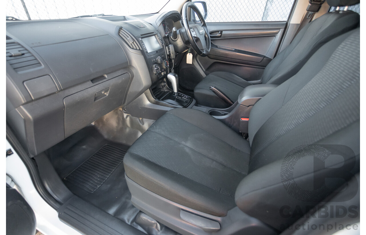 11/2018 Isuzu D-Max SX TF MY18 Crew C/Chas White Turbo Diesel 3.0L