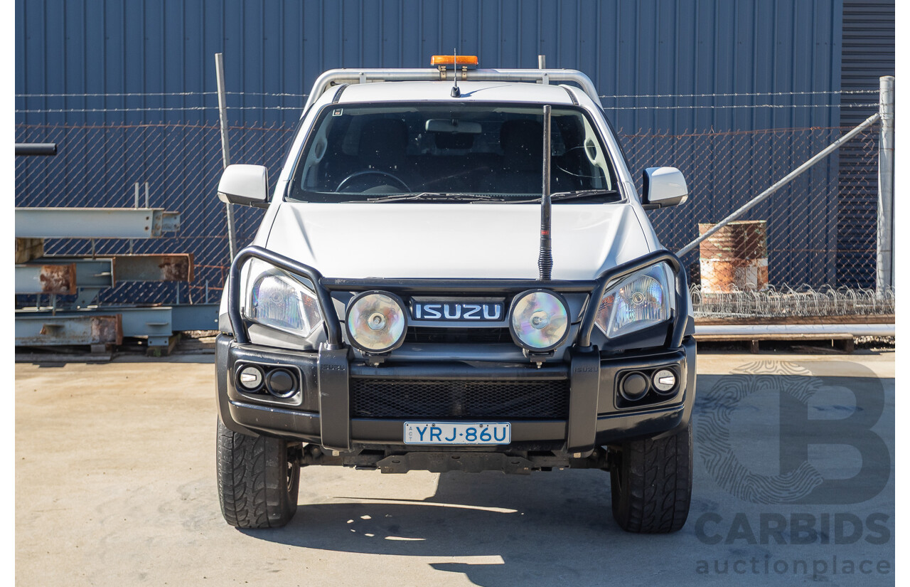 11/2018 Isuzu D-Max SX TF MY18 Crew C/Chas White Turbo Diesel 3.0L