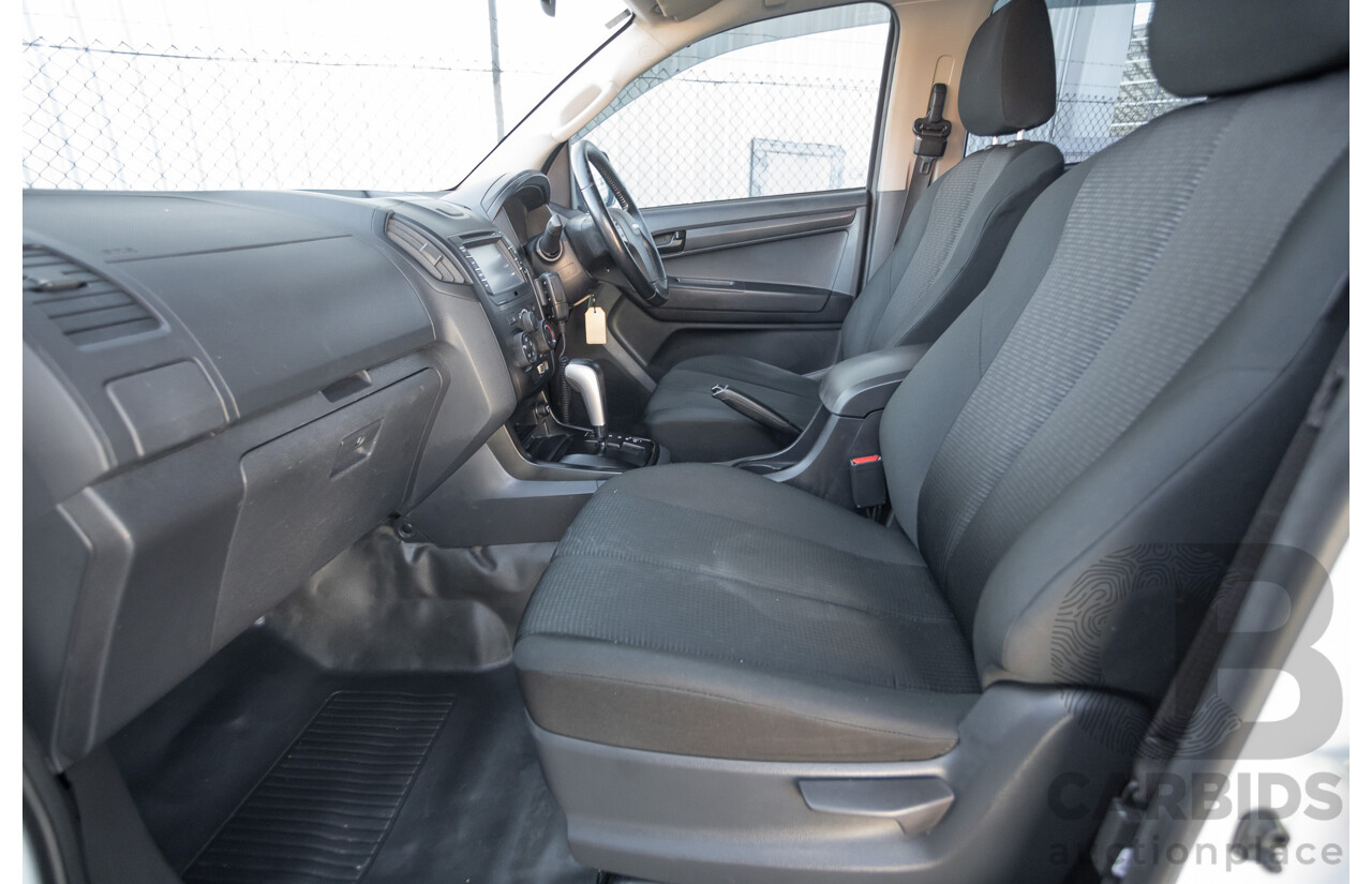 11/2018 Isuzu D-Max SX TF MY18 Crew C/Chas White Turbo Diesel 3.0L