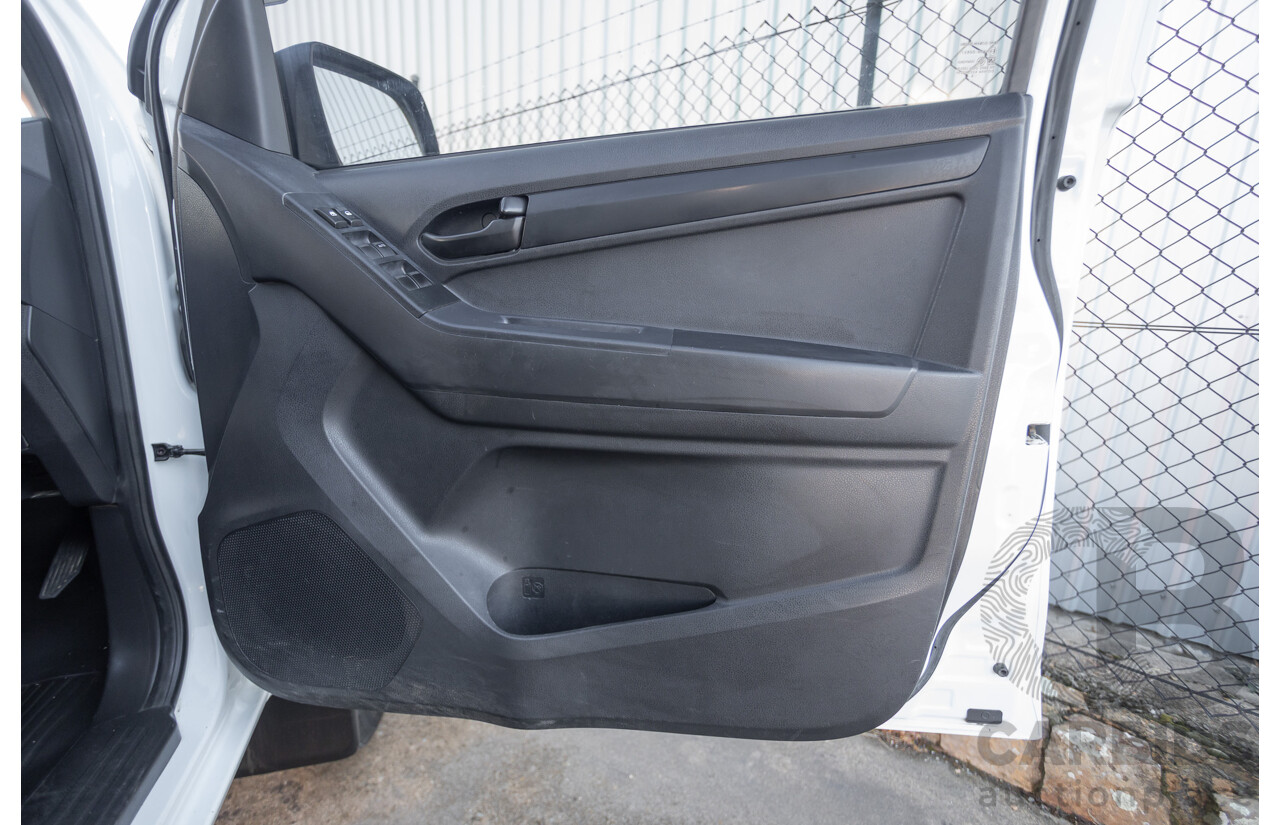 11/2018 Isuzu D-Max SX TF MY18 Crew C/Chas White Turbo Diesel 3.0L