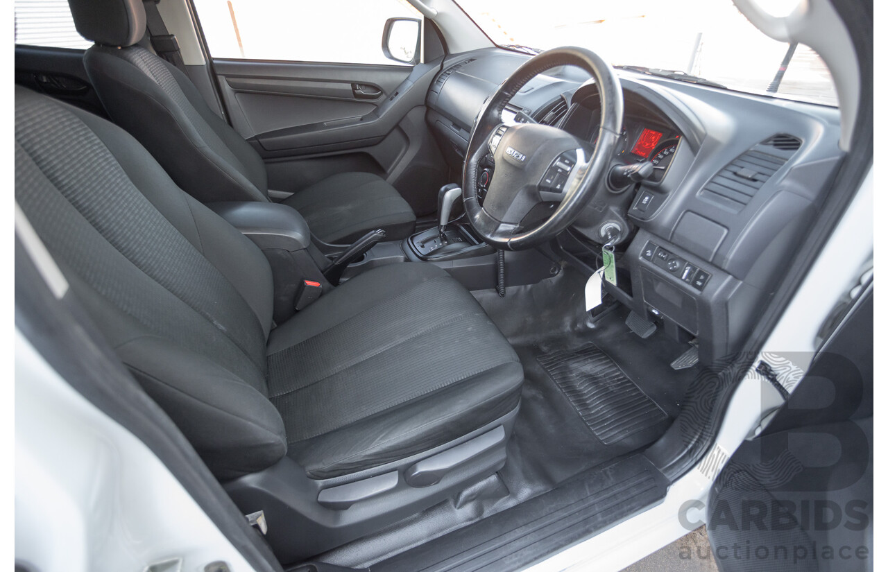11/2018 Isuzu D-Max SX TF MY18 Crew C/Chas White Turbo Diesel 3.0L