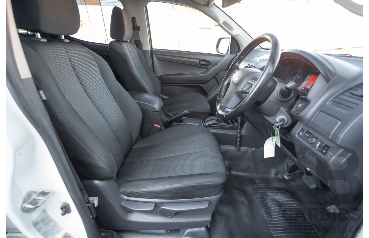 11/2018 Isuzu D-Max SX TF MY18 Crew C/Chas White Turbo Diesel 3.0L